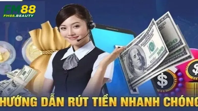 Hướng dẫn rút tiền FM88 cực nhanh còn an toàn 